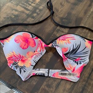 PINK Victoria's Secret Tropical Floral Bikini Top